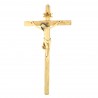 Wooden cross with resin Christ