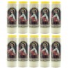 Set of 10 Novena Candles Saint Theresa 17,5 cm