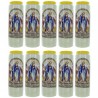 Set di 10 candele Novena della Vergine Miracolosa 17,5 cm