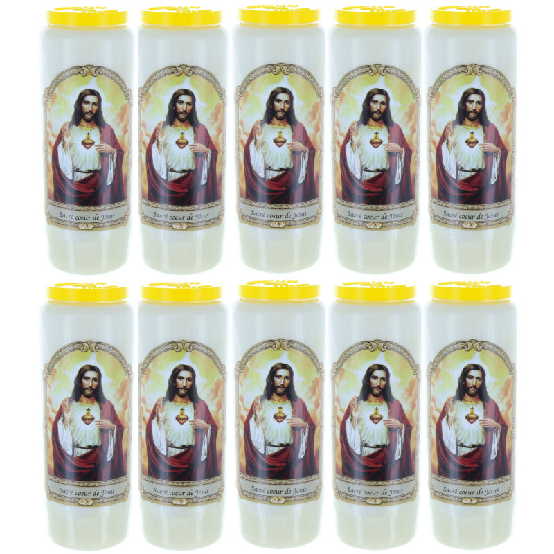 Lot De 4 Bougies De Survie 30 Heures - Longue Combustion, Coupe-Vent - Urgence, Camping, Maison