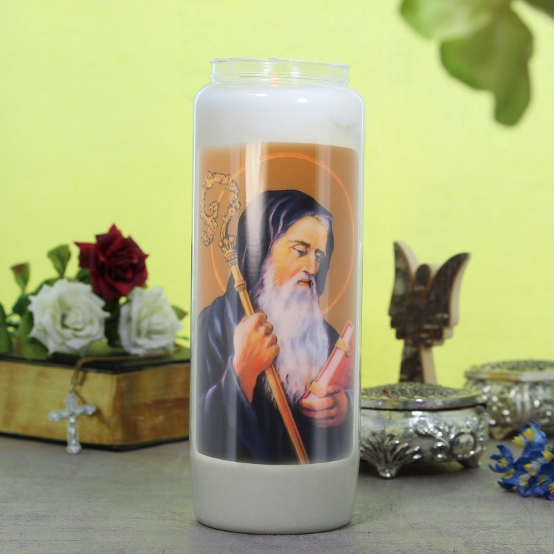 Saint Benedict Novena candle 17,5cm