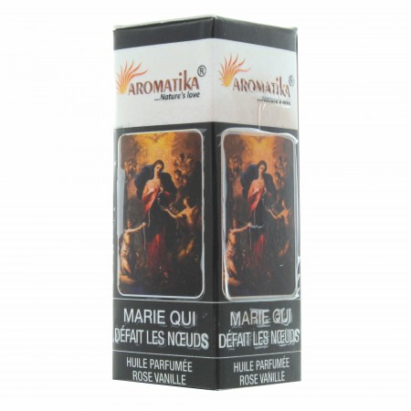 Olio essenziale di Madonna che Scioglie I Nodi, alla vaniglia e alla rosa 10ml