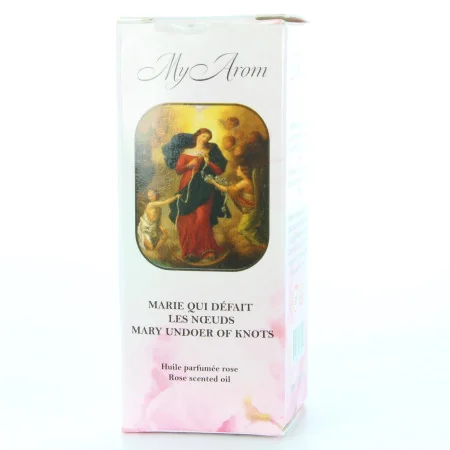 Olio essenziale religioso al profumo di rosa Madonna che Scioglie I Nodi 10ml
