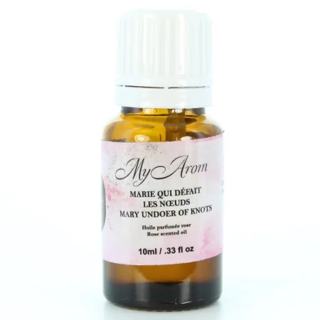 Olio essenziale religioso al profumo di rosa Madonna che Scioglie I Nodi 10ml