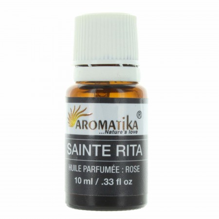 Huile essentielle religieuse Sainte Rita parfum rose 10ml