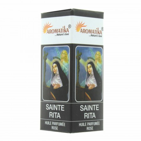 Rose-scented religious essential oil of Saint Rita 10ml