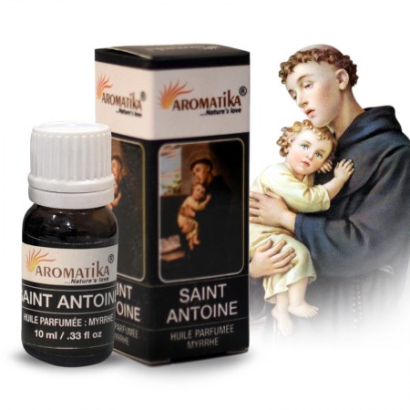 Olio essenziale religioso di Sant'Antonio con fragranza di mirra 10ml