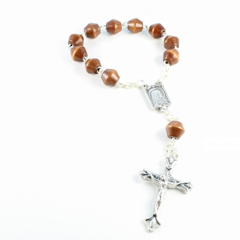 Rosary with wooden beads