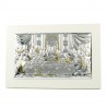 Last Supper frame in wood 9x13cm