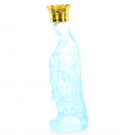Bottiglia in vetro della Vergine Maria con 35 ml di acqua di Lourdes