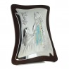 Apparition frame 34cm silver plate and wood