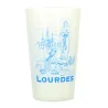 Plastic cup decorated with the Apparition of Lourdes