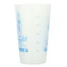 Plastic cup decorated with the Apparition of Lourdes