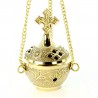Liturgical incense burner with 10cm chain