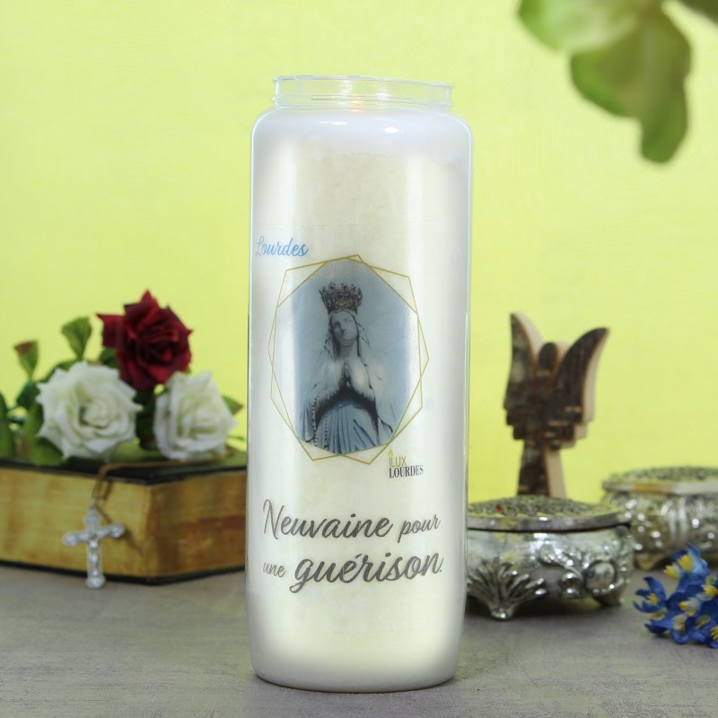 Novena Candle for a healing 17,5cm
