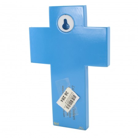 Croce per bambini Campanile arcobaleno 15cm