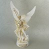 Set of 3 alabaster Archangel statues