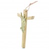 Croce del Cristo Glorioso in legno d'ulivo 15cm