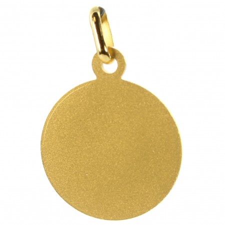 Medaglia di San Rita 18 mm placcata oro