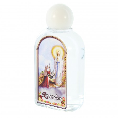 Flacon rempli d'eau de Lourdes 75ml image Apparition