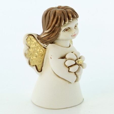 Scultura di angelo in resina di 5 cm