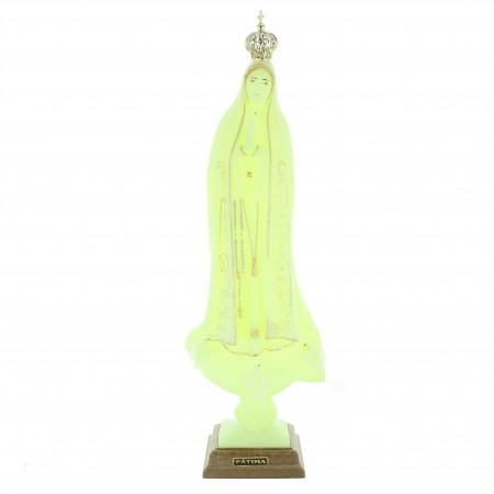 44cm luminous statue of Our Lady of Fatima in resin