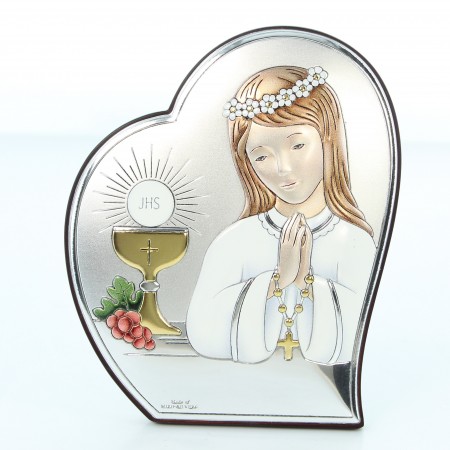 Communion Gift Frame for Girl 11 cm