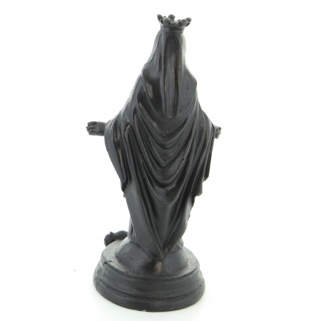 12cm Black Virgin statue in resin