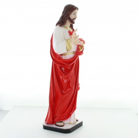 Statue du Sacré Coeur de Jésus de 30cm en résine