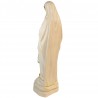Statue de Notre Dame de Lourdes en résine imitation bois et paillettes 60 cm