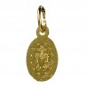 2 médailles de la Vierge Miraculeuse en métal doré 10mm