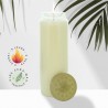 12 White novena candles in odourless vegetable wax