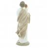 Statua di San Giuseppe di 21 cm in resina dipinta a mano
