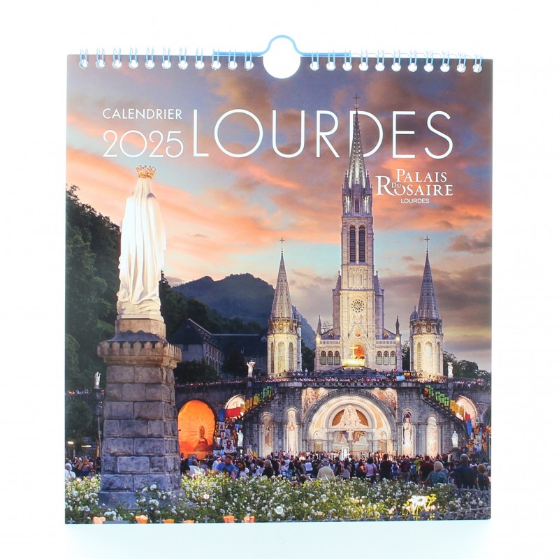 Calendrier de Lourdes 2025 grand format