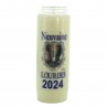 Bougie Neuvaine de Lourdes 2024 17,5cm