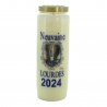 Candela di Novena di Lourdes 2023 17,5cm