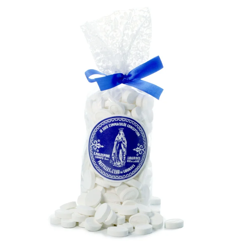 Pastiglie con acqua di Lourdes, sacchetto di 500g
