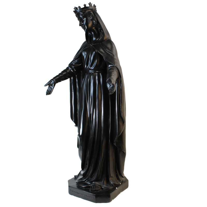 Statue de la Vierge Noire 60cm en Résine - Art Sacré Fait Main