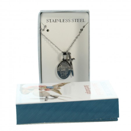 Collana in acciaio con...