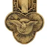 Crucifix en résine doré Sainte Famille 36cm