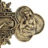 Gilded resin Crucifix of the Holy Family 36cm