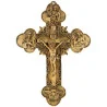 Gilded resin Crucifix of the Holy Family 36cm