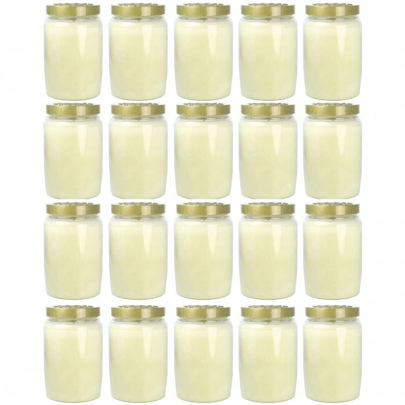 Set di 20 candele devozionali per 3 giorni Bianco