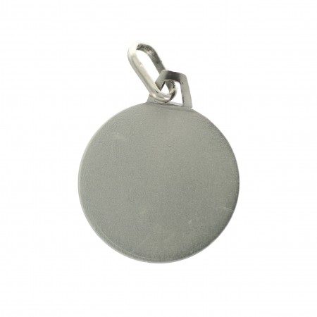 Medaglia d'argento di un angelo con colomba 16mm