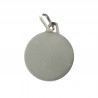 Medaglia d'argento di un angelo con colomba 16mm
