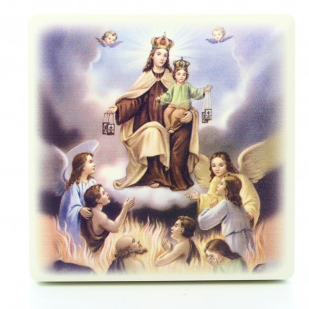 Rosari da 100 requiem, 10 decadi in legno in una scatola illustrata
