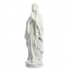 Statue Notre Dame de Lourdes en résine blanche de 10 cm