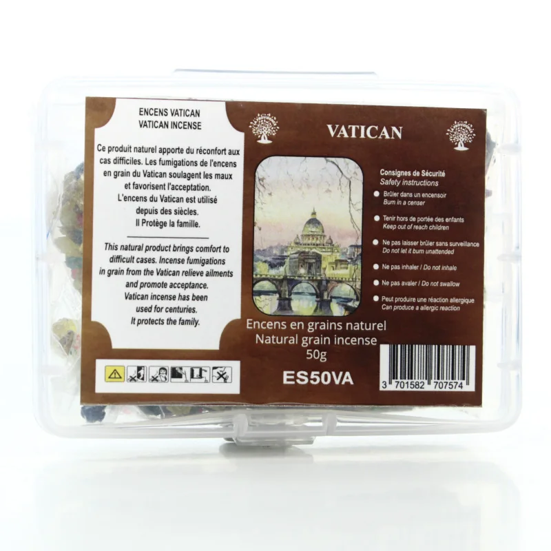 Encens Naturel en Grains Vatican - Boîte 50g