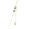 Our Lady of Grace necklace with Lapis Lazuli stones and gold-plated metal