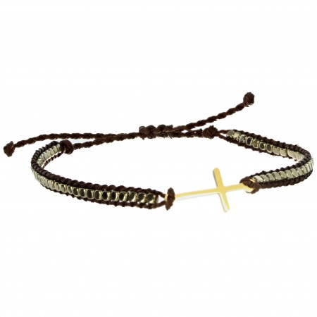 Bracciale con croce in...